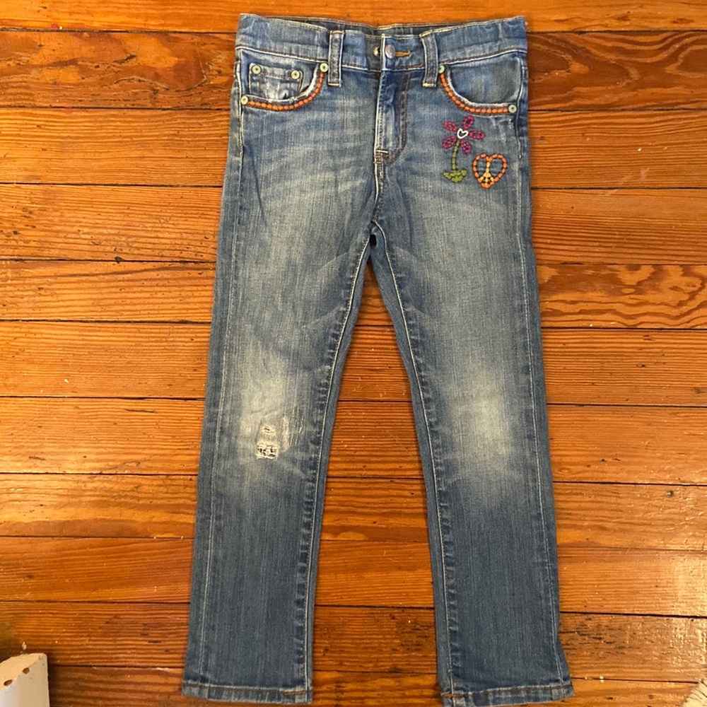 Lucky Brand Denim Jeans with embroidered detailing